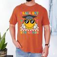 Peace Out 5th Grade Graduation Last Day Of School Men's Comfort Colors T-Shirt Yam