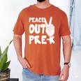 Peace Out Pre-K Great Class Of 2019 Graduation T-Shirt Men's Comfort Colors T-Shirt Yam