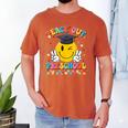 Peace Out Preschool Graduation Last Day Teachers Boys Girls Men's Comfort Colors T-Shirt Yam