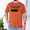 Phlebotomist In Progress Phlebotomy School Graduation Men's Comfort Colors T-Shirt Yam