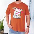 Pitbull Love Pitbull Moms Dads Men's Comfort Colors T-Shirt Yam Pitbull Love Pitbull Moms Dads Men's Comfort Colors T-Shirt Yam