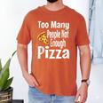 Pizza Lover Saying Introvert Anti Social Humor Foodie Men's Comfort Colors T-Shirt Yam