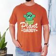 Plant Daddy Cactus Gardener Jokes Grandpa Plant Dad Men's Comfort Colors T-Shirt Yam