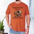 Please Be Patient With Me I'm From The 1900s Horse Wagon 90s Men's Comfort Colors T-Shirt Yam