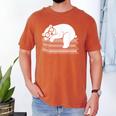 Polar Bear Reading Book Pajama Sleep Men's Comfort Colors T-Shirt Yam