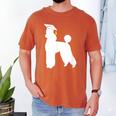 Poodle Graduation Dog Graduate Men's Comfort Colors T-Shirt Yam