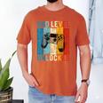 Pregnancy Announcement Dad Level Unlocked New Daddy Father Men's Comfort Colors T-Shirt Yam