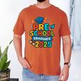 Preschool Graduation 2025 Pre-k Graduate Kids Boys Girls Men's Comfort Colors T-Shirt Yam