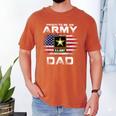 Proud To Be An Army Dad With American Flag Veteran Men's Comfort Colors T-Shirt Yam