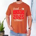 Proud Bonus Dad Of a Class Of 2025 Graduate Graduation Men's Comfort Colors T-Shirt Yam
