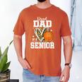 Proud Dad Of A 2026 Senior Basketball Graduation Leopard Men's Comfort Colors T-Shirt Yam