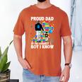 Proud Dad Of The Toughest Boy Autism Awareness Father Autism Men's Comfort Colors T-Shirt Yam Proud Dad Of The Toughest Boy Autism Awareness Father Autism Men's Comfort Colors T-Shirt Yam