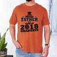 Proud Father Of A Class Of 2018 Graduate Tee Graduation Z1 Men's Comfort Colors T-Shirt Yam
