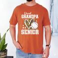 Proud Grandpa Of A 2026 Senior Baseball Graduation Leopard Men's Comfort Colors T-Shirt Yam Proud Grandpa Of A 2026 Senior Baseball Graduation Leopard Men's Comfort Colors T-Shirt Yam