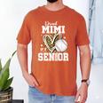 Proud Mimi Of A 2026 Senior Baseball Graduation Leopard Men's Comfort Colors T-Shirt Yam
