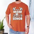Proud Mom Of A 2019 Senior School Graduation Shirt Men's Comfort Colors T-Shirt Yam