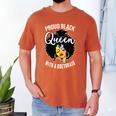 Proud Queen PhD Doctorate Degree Graduation Woman Girl Men's Comfort Colors T-Shirt Yam