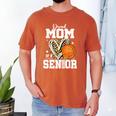 Proud Senior Mom Class Of 2026 Basketball Graduation Leopard Men's Comfort Colors T-Shirt Yam