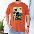 Pug Japanese Kanagawa Wave Surfing Japan Mom Dad Kids Men's Comfort Colors T-Shirt Yam