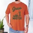 Push Lawn Mower Legend Grass Master Dad Mowing Men's Comfort Colors T-Shirt Yam Push Lawn Mower Legend Grass Master Dad Mowing Men's Comfort Colors T-Shirt Yam