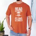 Read Banned Books PET DOGS FIGHT EVIL Read Banned Books Dog Men's Comfort Colors T-Shirt Yam
