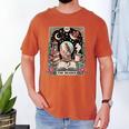 The Reader Tarot Card Shirt Bird Book Lover Bookworm Men's Comfort Colors T-Shirt Yam