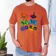 Retro Gamer Controller 80s 90s Video Game Arcade Nostalgia Men's Comfort Colors T-Shirt Yam Retro Gamer Controller 80s 90s Video Game Arcade Nostalgia Men's Comfort Colors T-Shirt Yam