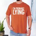 Sarcasm Humor Sassy Quote For Introvert People Men's Comfort Colors T-Shirt Yam