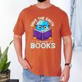 Save Earth It´s Only Planet With Books Reader Earth Day Men's Comfort Colors T-Shirt Yam
