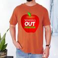 School Is Out Forever Graduation Humor Men's Comfort Colors T-Shirt Yam