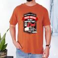 Semi Truck Driver For Truckers And Dads Small Men's Comfort Colors T-Shirt Yam