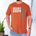 Senior 2024 Class Of 2024 Seniors Graduation 2024 Senior 24 Men's Comfort Colors T-Shirt Yam
