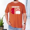Senior 2025 Bowling Player Class Of 2025 Graduation Seniors Men's Comfort Colors T-Shirt Yam