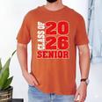 Senior 2026 Class Of 2026 Graduation Men's Comfort Colors T-Shirt Yam