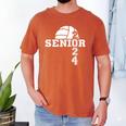 Senior Class Of 2024 Volleyball Seniors School Graduation Men's Comfort Colors T-Shirt Yam