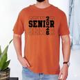 Senior Class Of 2026 Varsity Text Graduation Men's Comfort Colors T-Shirt Yam