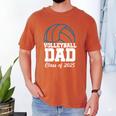 Senior Volleyball Dad Class Of 2025 Graduation Graduate Men's Comfort Colors T-Shirt Yam