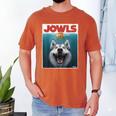 Siberian Husky Jowls Sled Dog Mom Top Alaskan Dog Dad Men's Comfort Colors T-Shirt Yam