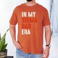 In My Sigma Dad Era Meme Alpha Male Sigma Daddy Father Men's Comfort Colors T-Shirt Yam