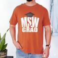 Social Work MSW Graduation Masters Degree Worker 2020 Men's Comfort Colors T-Shirt Yam
