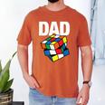 Speed Cubing Dad Puzzle Cuber Cube Kids Men's Comfort Colors T-Shirt Yam