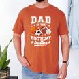 Sports Dad Of The Birthday Baller Sports Family Party Men's Comfort Colors T-Shirt Yam