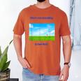 Out Standing In Her Field Graduation Tee Men's Comfort Colors T-Shirt Yam