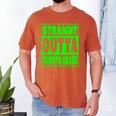 Straight Outta Fourth Grade Graduation Class Men's Comfort Colors T-Shirt Yam