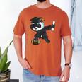 Student Graduation 2022 Panda Football Boys Girls Teenager Men's Comfort Colors T-Shirt Yam