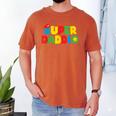 Super Gamer Dad Unleashed Celebrating Fatherly Powers Men's Comfort Colors T-Shirt Yam