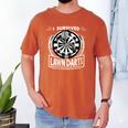 I Survived Lawn Darts Classic Yard Nostalgia Game Fun Men's Comfort Colors T-Shirt Yam