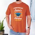 I Survived My Sister's Nursing Degree Graduation Men's Comfort Colors T-Shirt Yam