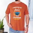 I Survived My Son's Sociology Degree Graduation Men's Comfort Colors T-Shirt Yam