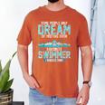 Swimming Parent Swimmer Mom Dad My Favorite Swim Meet Men's Comfort Colors T-Shirt Yam
